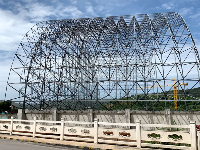 韶关山寨矿储煤棚网架